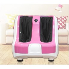 imini 110V 粉色腿足按摩機 溫熱氣囊按壓 小腿腳底多功能 可拆洗布套 自動定時, 粉色(母親節回饋專案)