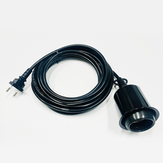 태양산업조명 NBR 방수 전구소켓 E39 코드선일체형 3m 방우형 야외용 TY-N39, 1개