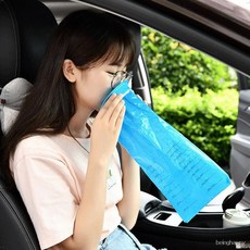 간편 밀봉형 휴대용 일회용 구토봉투 비상용 차량용 멀미주머니 이동용 소변처리봉투, 멀미봉투1p, 1개