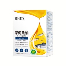 BHK's 深海魚油 可能有助於降低血中三酸甘油脂, 1個, 60顆