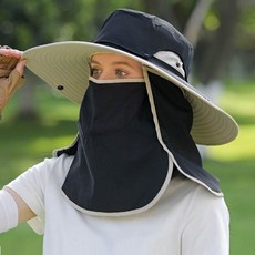 여성 넥보호 커버모자 넓은챙모자 햇빛가리개 lim+884vK, 본상품선택, 본상품선택