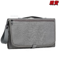 臺灣爆品 廠家直供多功能媽咪包嬰兒換尿布墊便攜式抽紙巾隔尿墊儲物尿布包, 淺灰色, 1個