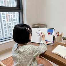 미로나 스탠드형 미니 화이트보드 세트, 플라스틱