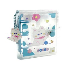 클리어라인 1칸 속지 10매 포토카드 바인더, 1개, 블루캣