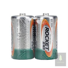 행운샵 건전지 D형 2개입 건전지1.5vd형