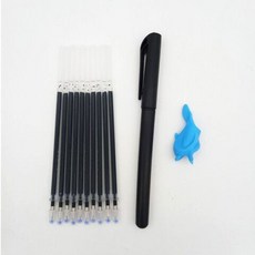 사라지는 기화펜 기출펜 순삭펜 지워지는 리셋 펜 시험 공부 복습 매직 볼펜 리필10개