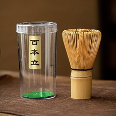 릴스베이 대나무 차선 마차브러쉬 말차솔 브러시 격불 다도 힐링템 가루 녹차 거품내기, 1개, 우드