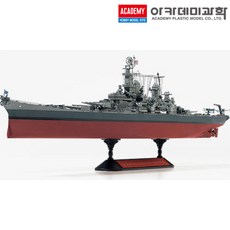 아카데미과학 프라모델 1:700 미해군 미주리 BB-63 모델러 에디션 전함 14223, 1개