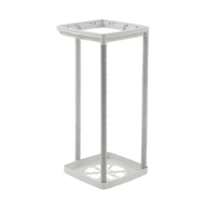오픈형 분리수거함 봉투 거치대 재활용 쓰레기통, 화이트