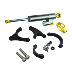 【업그레이드】 Kaabo Wolf Warrior 11인치 스티어링 댐퍼 King GTR 부품, 01 Silver Gold