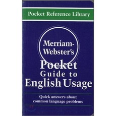 Merriam-Webster's Pocket Guide to English Usage, Merriam-Webster