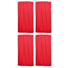 10mm 바이어스테이프 칼라바이어스 4yard, 4개, 빨강