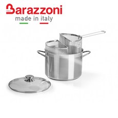 BARAZZONI 巴拉佐尼 不鏽鋼 義大利麵雙網 24cm 湯鍋, 1個