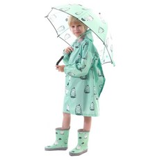 兒童雨衣 卡通圖案 輕薄透氣 附贈收納袋