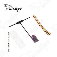 [안정적인 수신율] FPV드론 수신기 ELRS 2.4G RC드론 부품, ELRS 24G 40mm 안테나