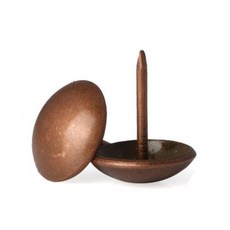 압정 압핀 인테리어 공방 공예 가구 벽체 가죽 부위 장식 철물 민자 비오 -레드브론즈14X20낱개, 1개, 1개입