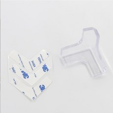 【U-mop】防撞角 防護角 靜音墊 透明護角 保護邊角 防護用品 兒童防護, 1個, 【3D防撞角(1入)】透明, 透明