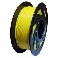 3D列印耗材 高速PLA PLA-SS 高韌性1kg 1.75mm線徑，高強度不斷裂，快速成型適用多數3D印表機, 黃色, 1
