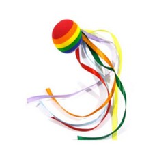 [MS-TECH] 차량용 안테나 장식용품 안테나볼, 롱타입 무지개꼬리