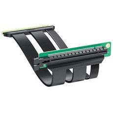 10Gtek PCIe 40 x16 라이저 케이블 수 180° 암 수직 거치대 걸이 걸게 그래픽카드용 RTX4090 RTX4080 RX7900XTX 20cm066피트 호환, 180° to 90°