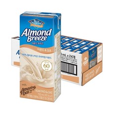 매일유업 아몬드브리즈 아몬드 오트 190ML 24팩 귀리음료/우유/단백질/비건