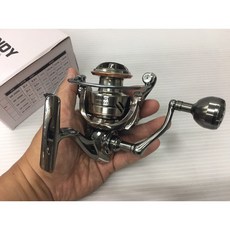 百有釣具 POKEE 太平洋SR-3000.4000 5000 捲線器 強力握丸 金屬電渡塗裝 買再送8編PE線, 1個, SR-3000