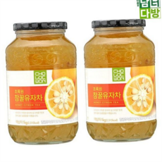 초록원 꿀 유자 차 수제 따뜻한 겨울 초록원 유자 차 1kg 가족 음료 선물