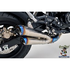 【吉兒基地 Gear Base】OVER Racing GROM MSX 三代 雙出 全段排氣管 鈦合金, 1個, 雙出 鈦 全段排氣管, 雙出 鈦 全段排氣管