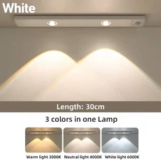 무드등 줄조명 인테리어 간접 LED 무선 조명등 수면 우주빔 램프 무선 LED 야간 조명 모션 센서 조명 옷장, 03 white Light, 04 30cm