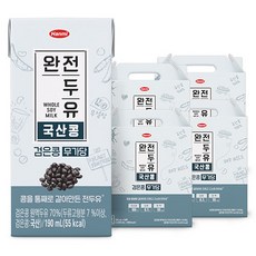 전두유 국산 검은콩 무가당 두유, 190ml, 64개