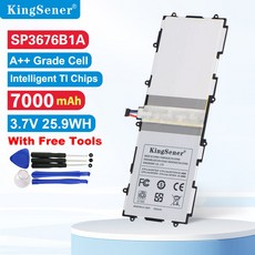 SP3676B1A(1S2P) 새 배터리 for Samsung Galaxy Tab 2 10.1 GT-N8000 GT-N8010 GT-N8013 GT-P5100 GT-P5110 P51, 한개옵션0, 1개