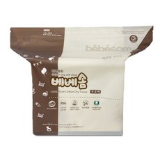 베베솜 무표백 순면 아기 건티슈, 60g, 360매, 1개