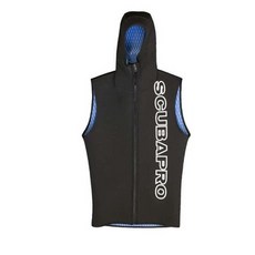 游龍潛水 SCUBAPRO EVERFLEX HOODED VEST W/FRONT ZIP 3MM套頭防寒背心, 男款,L