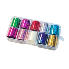 매직필름세트 10종 홀로그램 호일 필름 네일, 1개, 네일필름세트 - 14