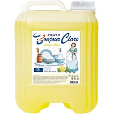 봉쥬르끌레어 레몬클린 13L 주방세제 베이킹소다 대용량 말통세제 세제, 1개
