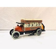 伍拾錢 發條鐵皮玩具 陸上交通工具鐵皮系列 巴士 公車 計程車 火車 懷舊收藏 交換禮物, 1個, 雙層巴士