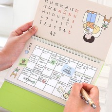 2026 일상 귀여운 탁상 데스크 달력 (25년 10월-26년 12월), 2026 일상 귀여운 탁상 데스크 달력 (25년 10월
