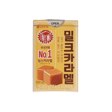 롯데제과 밀크카라멜, 50g, 6개