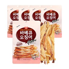 진주 바베큐오징어 [50gx5], 5개, 50g