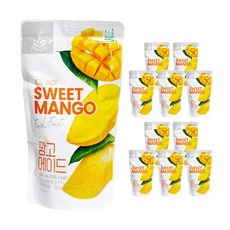 편의점 아이스 파우치음료BG 망고에이드 230ml(10봉), 230ml, 10개
