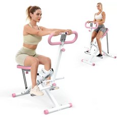 든든커머스 승마운동기구 유산소 승마기구 승마, 핑크화이트, 기본 모델명/품번