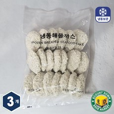 냉동 해물까스 오징어까스 (50g*20ea), 3개, 1kg