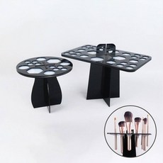 화장대 정리 메이크업 브러쉬 건조대 아크릴 브러쉬홀더 꽂이 거치대 스탠드