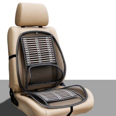 루나버블 자동차 운전석 조수석 통풍 쿨링 시트 [대나무허리쿠션시트] 차량용 등받이 여름 쿨 대나무 허리쿠션 여름시트 트럭 화물차 지게차 운전석여름시트 운전석통풍시트 운전석쿨시트, 1개, 대나무허리쿠션통풍시트