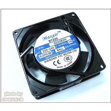小白的生活工場 MAXAIR BT220 (9225B2H) 9公分風扇 220V 2900R 37DB 37CF 雙滾珠, 1個