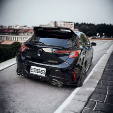 corolla sport AURIS 美規尾翼 一年保固 直接黏貼免鑽孔, 1個, 銀色