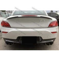 BMW E89 Z4 18i 20i 23i 28i 30i 35i 3D 스타일 트렁크 스포일러 루프 립 키트 외장 09-14호환, 미도색 스포일러