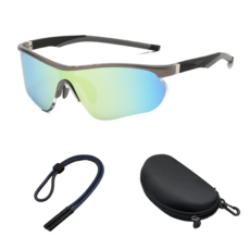리스펙 초경량 25g 트레일 러닝 선글라스, 1개, 스카이-그레이