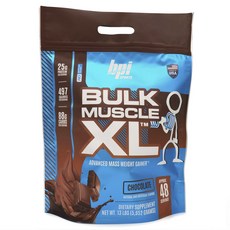 Bpi Bulk Muscle XL 進階增重粉 巧克力, 1個, 5.952kg