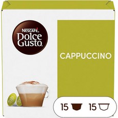 스페인 네스카페 돌체구스토 NESCAFE DOLCE GUSTO Cappuccino coffee 카푸치노 캡슐 커피, 349g